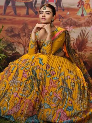 Prisha Creation is Launching New Kalamkari Lehenga Choli