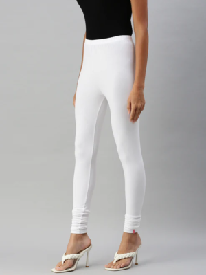 Churidar Leggings-White