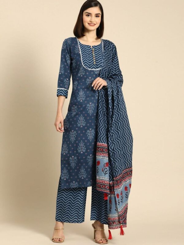 *Daily wear comfort Kurti Pant Set for Casual's Ready to wear women's...* - Image 4
