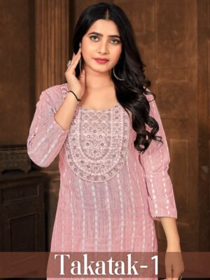 “**Takatak-1 Sangeet Straight Cut Kurtis**